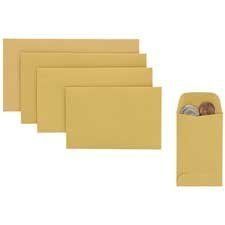 Coin Envelope No 7 Brown Kraft 3 3 8 x 6 500 Box