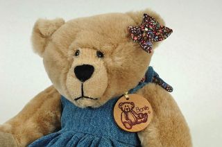 Adorable Collector Bear 4273 Bonita 14 Denim Dress