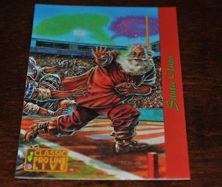 SANTA CLAUS SCORES A TOUCHDOWN CLASSIC PRO LINE LIVE ONLY ONE ON ALL 