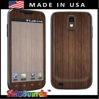 Brown Wood Vinyl Case Decal Skin Cover Samsung Galaxy s II T989 