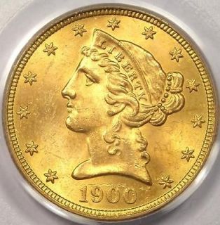 1900 S Liberty Gold Half Eagle $5   PCGS MS64 OGH   Rare 