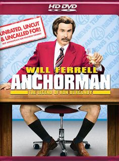 Anchorman The Legend of Ron Burgundy HD DVD, 2007, Uncut