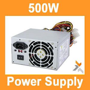 ezcool 500 watt quiet silent pc power supply psu 500w