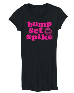 Volleyball Bump Set Spike Juniors Long T Shirt Volley