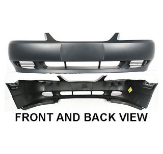 Bumper Cover New Front Ford Mustang 2004 2003 2002 2001 2000 99 Parts 