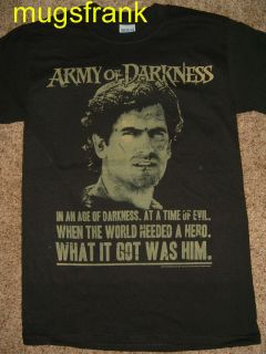 Army of Darkness Ash Age Darkness Bruce Campbell Shirt