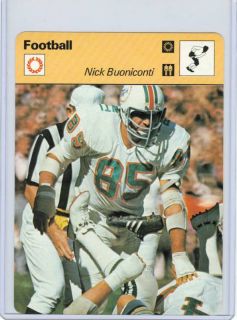 SPORTSCASTER Football Nick Buoniconti Dolphins 75 02