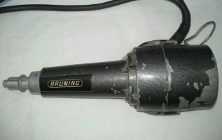 Vintage Bruning Electric Erasing Machine Drafting Tool