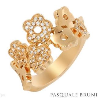 Pasquale Bruni Ring 27 Ct Diamonds 18K Rose Gold New T