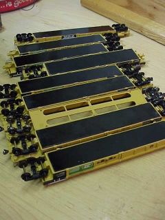  for sale are NINE (9) Walthers type TTX Intermodal Trailer Flats 
