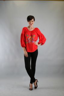 VaVa by Joy Han Brynn 3/4 Sleeve Top Sizes XS L Purple or Red