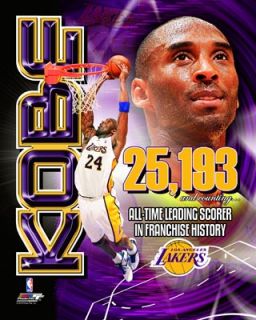Kobe Bryant Photo 8 x 10 Glossy Los Angeles Lakers NBA Licensed SEALED 
