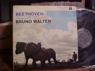 Bruno Walter LP Beethoven Sym Pastoral No 6 NM Mono