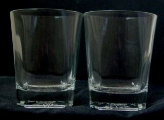 Buchanans de Luxe Whisky Tumbler Glasses Pair Collectibles