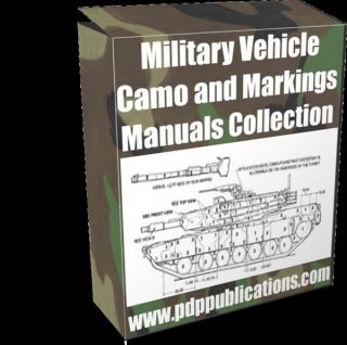 Military Vehicles Camouflage & Markings Manuals on CD   Hobbies/Crafts 