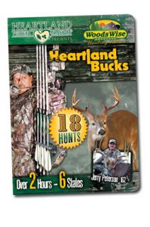 heartland bucks deer hunting dvd 18 hunts woodswise format dvd region 