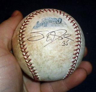   2006 Houston Astros Joe Buchholz Baseball w Cube w COA 161012