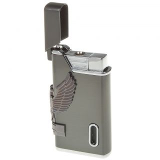 vintage zinc alloy windproof butane lighter