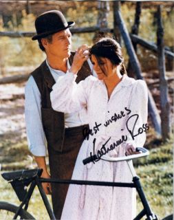 KATHARINE ROSS SIGNED BUTCH CASSIDY AND THE SUNDANCE KID SCENE WITH 