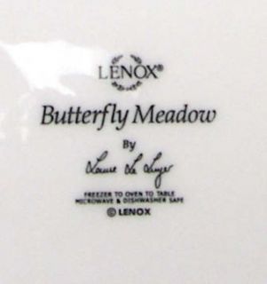 Lenox China Butterfly Meadow Covered Butter Dish