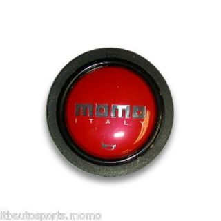  Momo Horn Button Red Small