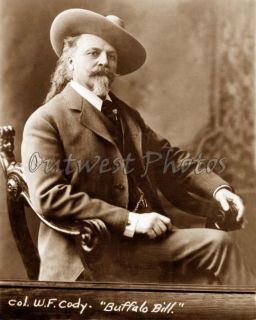 1872 1908 William F CodyBuffalo BillOld Wild West Show Cowboy Hunter 