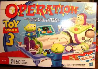   STORY 3 OPERATION BOARD GAME Factory Sealed 2009 Buzz Woody Electronic