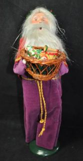 Byers Choice The Carolers 1991 Father Christmas Santa Claus w Basket 