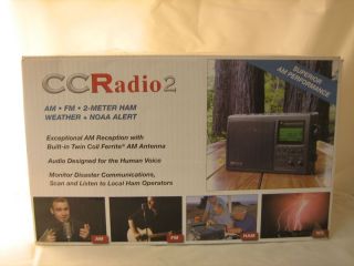 Crane Co CC2B Radio 2 AM FM/Weather and 2 Meter Ham Band (Black Mica 