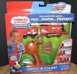 NEW Thomas Trackmaster R/C James 3 Speed Motorized Engine w/ sound 