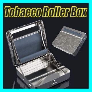    Cigarette Tobacco Roller Rolling Machine Box Pocket Case Simple Make