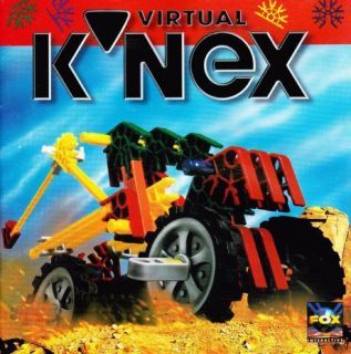 Virtual KNEX PC CD Kids Build Vehicles Trucks Game