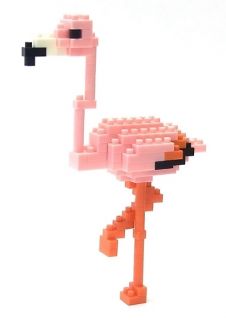   Nanoblock Mini Greater Flamingo Japan Building Toys NBC 055 New