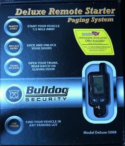 NEW Bulldog Security Deluxe500B Remote Starter w/ Keyless Entry 