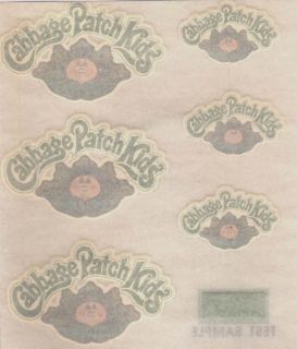 Cabbage Patch Kids Pajama Costumes Mouse Lion Bunny Pattern Decals 16 