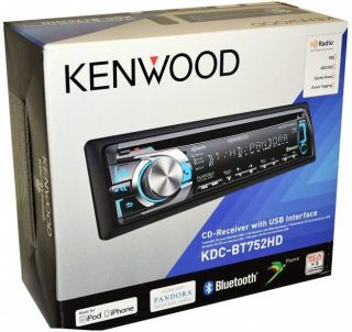 Kenwood KDC BT752HD Built in HD Radio Bluetooth CD Am FM USB  