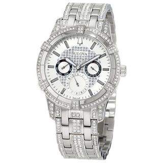 New Bulova 96C109 Crystal watch For Mens New Authentic watch 