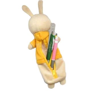 Cute Rabbit Plush Pencil Pen Case Pouch Bag Coin Cosmetic Bag Toys 