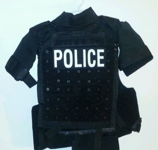 Real Police SWAT Bullet Proof Vest and Gear Field Used
