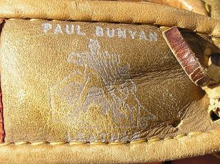 Vintage Rawlings Paul Bunyan Leather LHT Baseball Glove