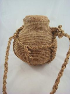   Brazil  Indian Hand Woven Reed Primitive Burden Basket