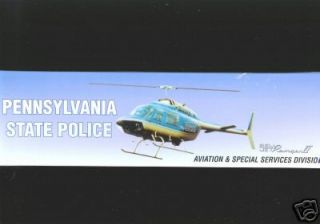 Pennsylvania State Police Bell Jet Ranger II Helicopter 4 White Rose 