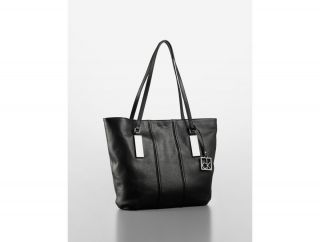 Calvin Klein Caitlin Leather Tote Womens