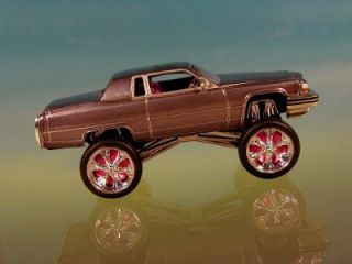 Hot 85 Cadillac Brougham Lowrider Hi Riser Limited Edition 1 64 Scale 