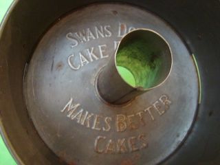   antique? 1923 SWANS DOWN CAKE FLOUR ADVERTISING CAKE PAN For 8 Cake