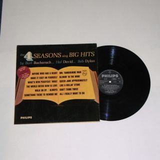    SEASONS SING BIG HITS BY BURT BACHARACH ORIGINAL 1965 MONO LP VG VG