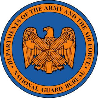 National Guard Bureau Plaque Car Bumper Sticker 4X4