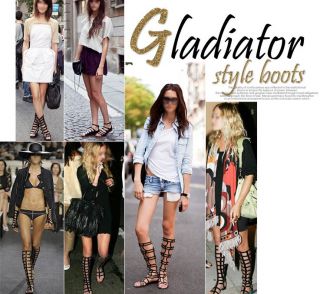   Gladiator Boots Sandal with Burkle Detailed Hot in Hollywood