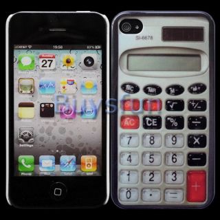 Calculator Hard Cover Case Skin for Apple iPhone 4 4G 4S