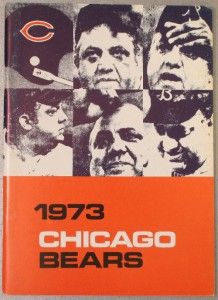 1973 chicago bears media guide butkus douglas vf